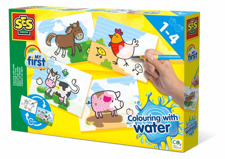 Ses créatives ses mon premier coloriage à l'eau - animaux de la ferme