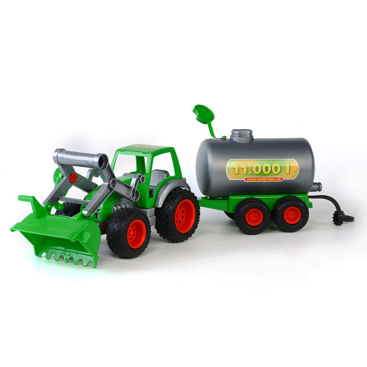 Cavallino toys cavallino tractor met voorlader en tanker