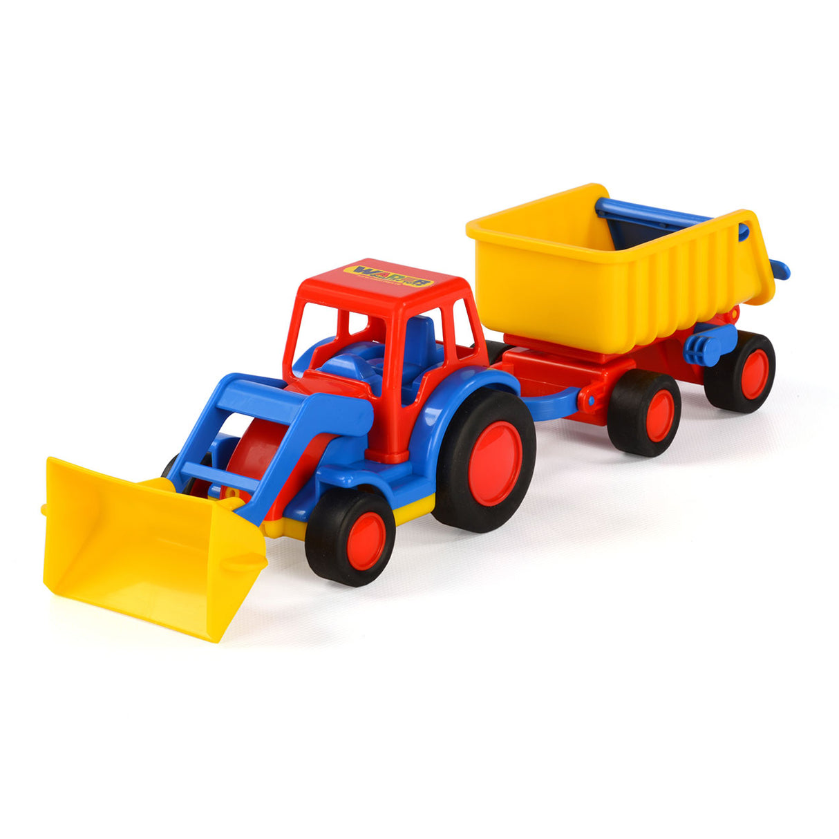 Cavallino Toys Cavallino Basics Traktor med skovl og trailer