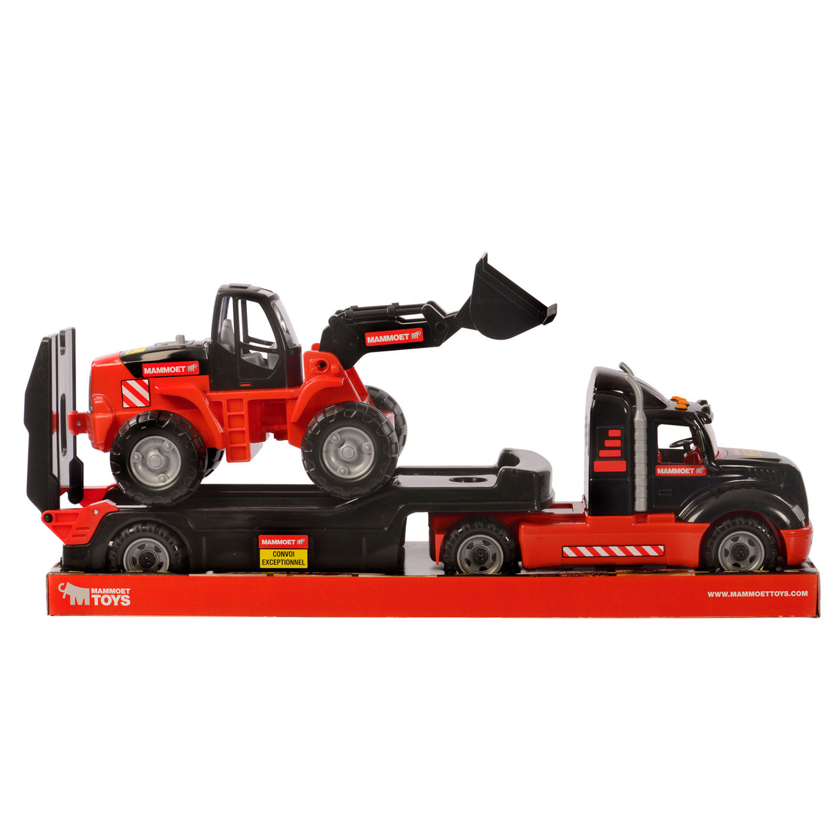 Mammoet Toys Cavallino Mammoet Torpedo Truck avec excavateur