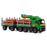 Cavallino Toys Cavallino Volvo Wood Transport Truck avec remorque