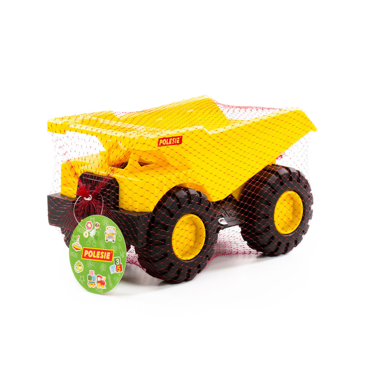 Jouets cavallino cavallino kiepwagen jaune