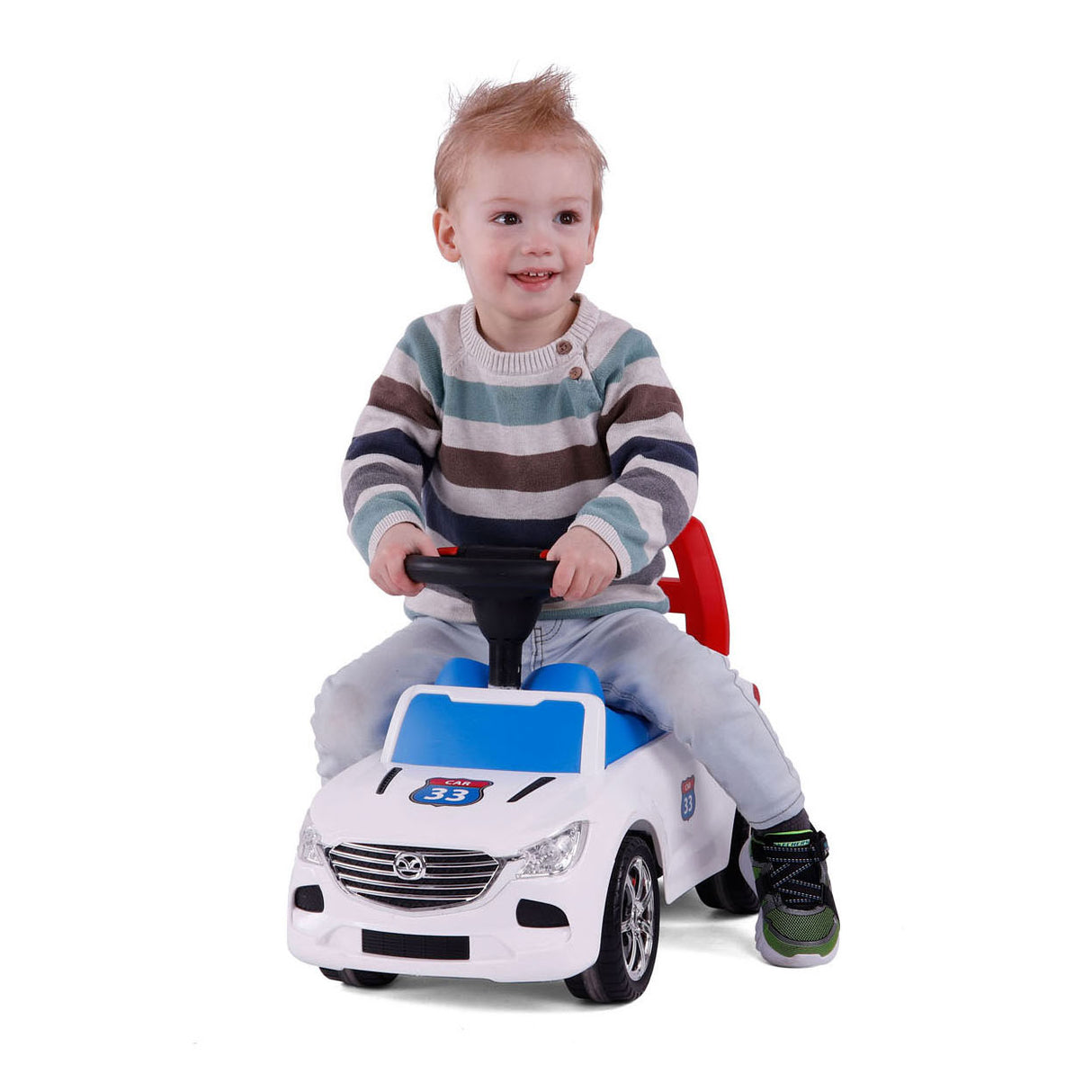 Cavallino Toys Cavallino Trendy Walking Car White