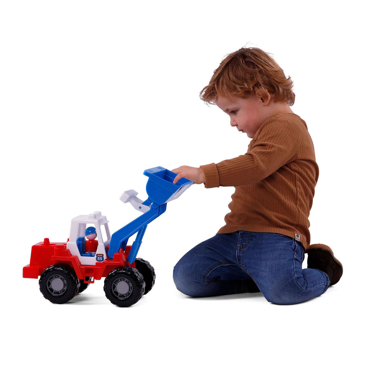 Cavallino Toys Cavallino Bagger mit Spielfigur