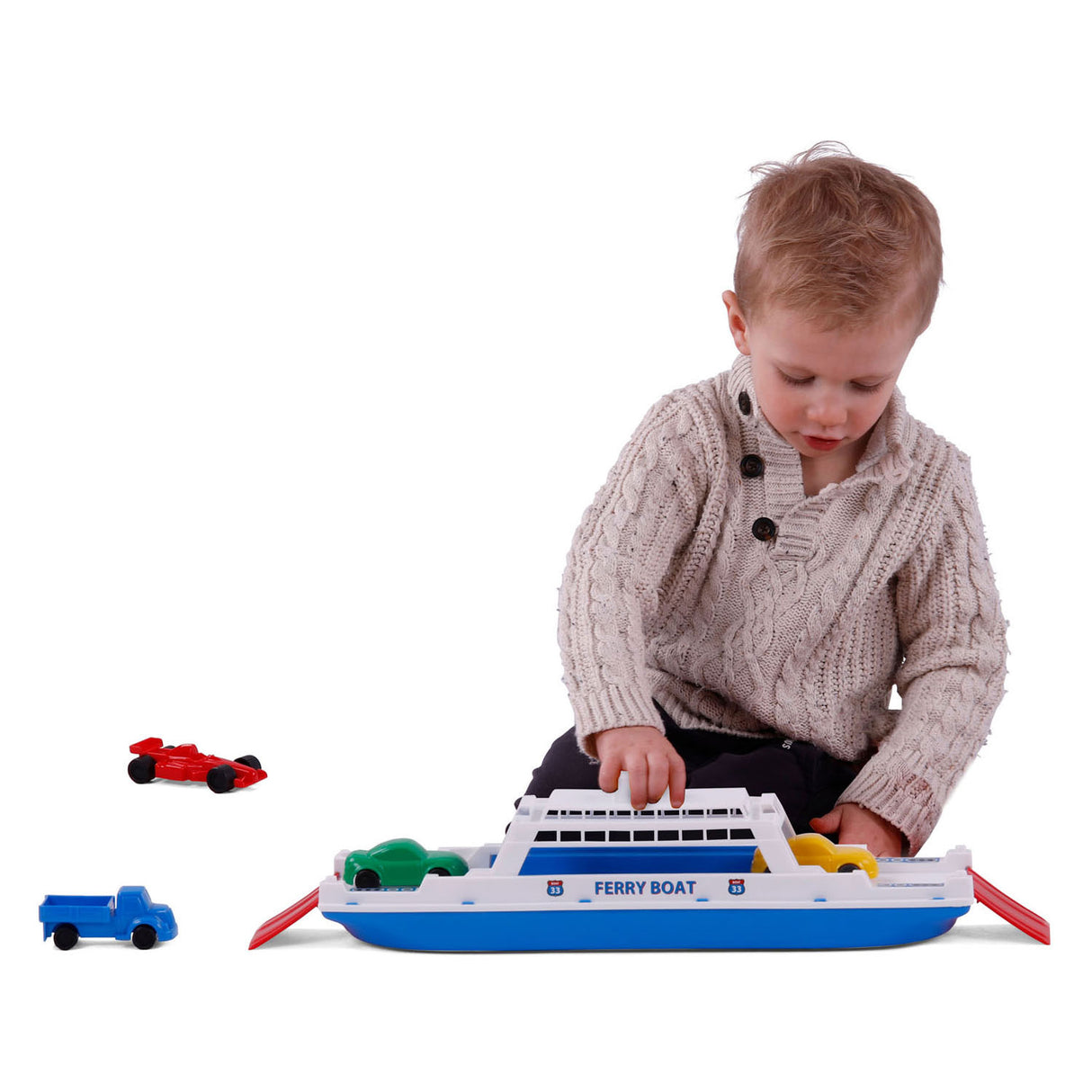 Ferry Cavallino avec 4 voitures, 45,5 cm