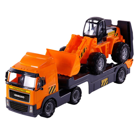 Camion cavallino avec remorque, échelle 1:16
