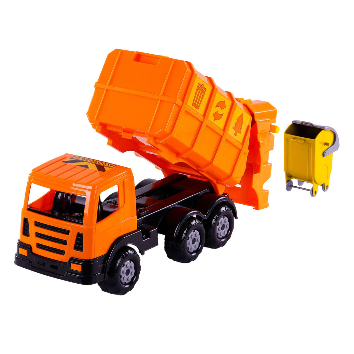 Toys Cavallino Cavallino XL Garbage Truck Orange, 42 cm