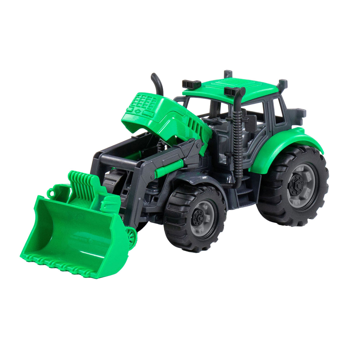 Cavallino Toys Cavallino Tractor with Shovel Green, Scale 1:32