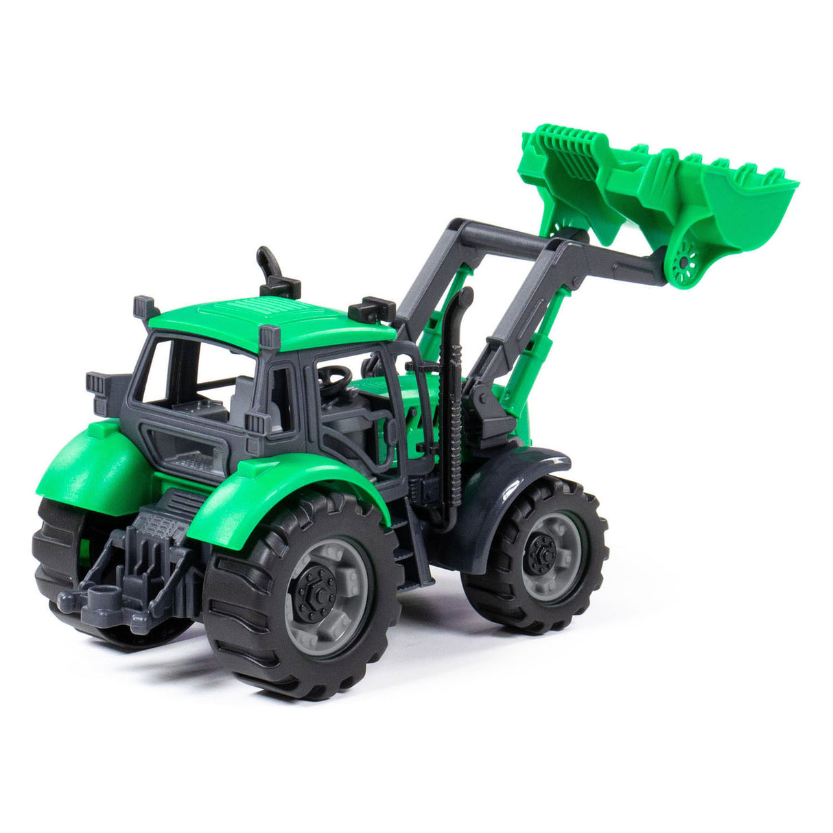 Cavallino Toys Cavallino Tractor with Shovel Green, Scale 1:32