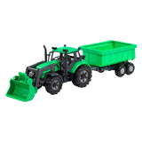 Cavallino Toys Tractor Cavallino con cargador y tortura de suministro verde, Escala 1:32