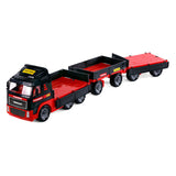Camion de mammouth cavallino avec double remorque, échelle 1:16