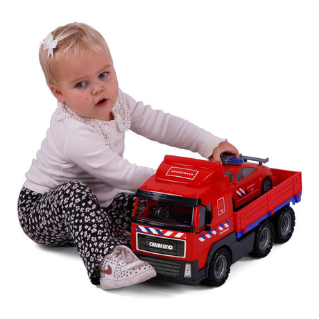 Camion de pompiers et camion de pompiers de Cavallino, échelle 1:16