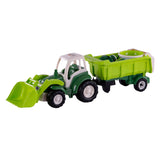 Cavallino XL Tracteur vert avec remorque d'inclinaison et ensemble de seau, 9dlg.