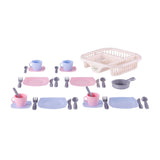 Service de Cavallino avec rack de lave-vaisselle rose, 30dlg.