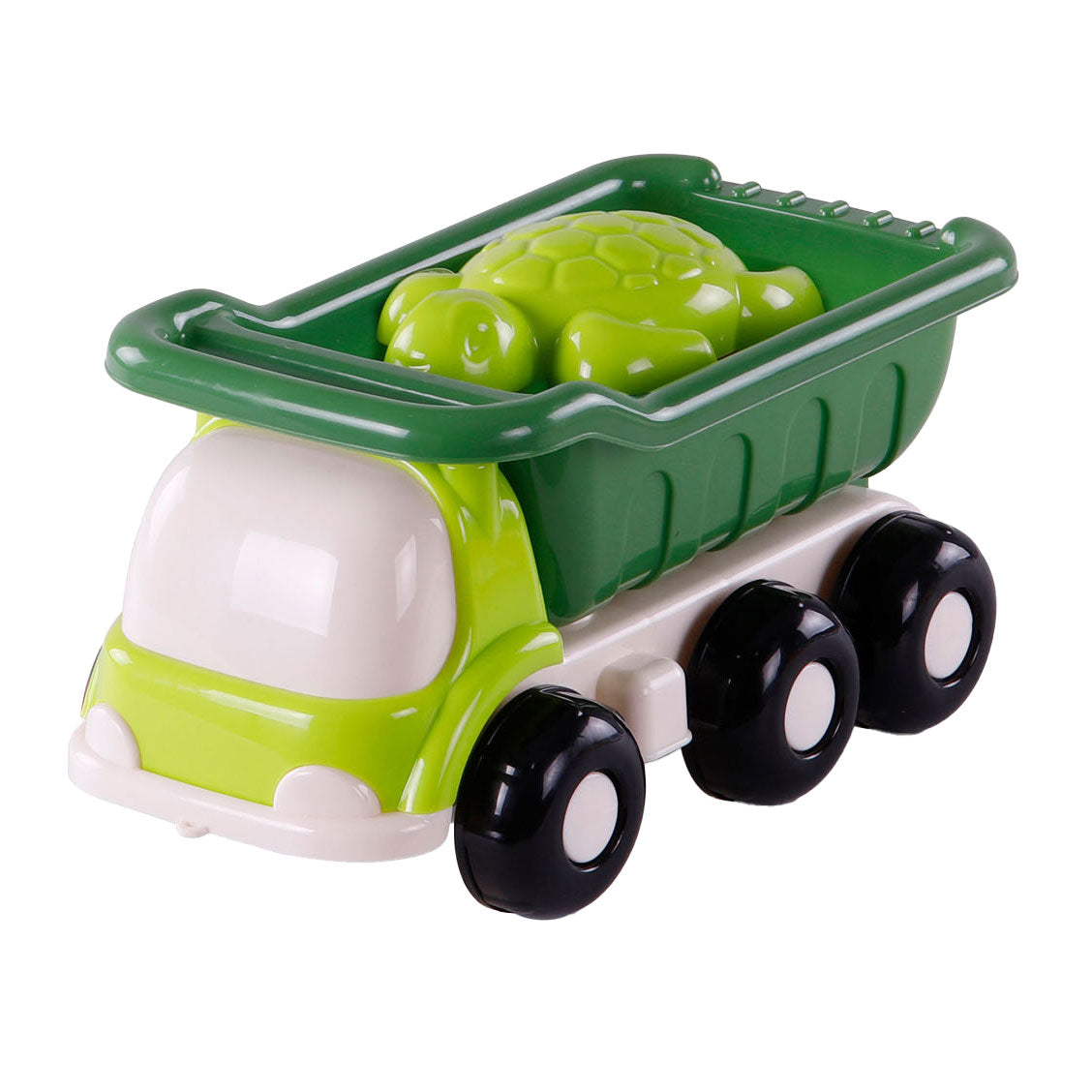 Cavallino Toys Cavallino Beach Kiepwagen z 4 piaskowymi kształtami zielonymi