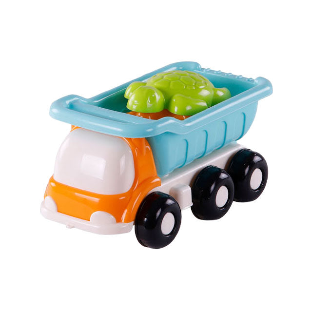 Cavallino Beach Kiepwagen avec 4 formes de sable bleu