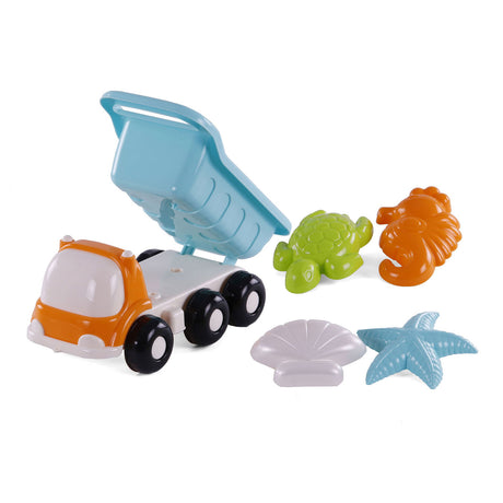 Cavallino Beach Kiepwagen avec 4 formes de sable bleu