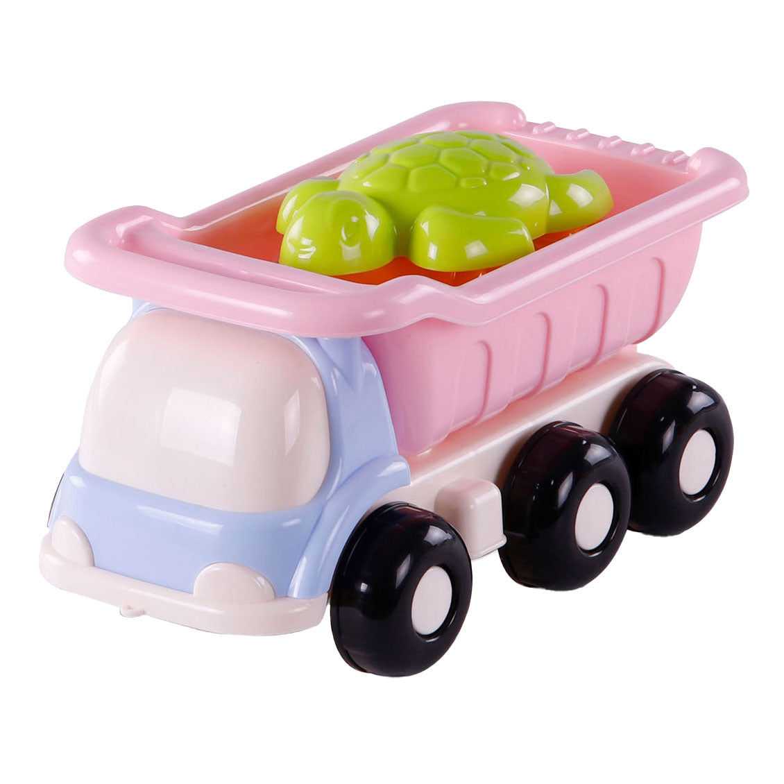 Cavallino Toys Cavallino Beach Kiepwagen With 4 Sand Forms Pink