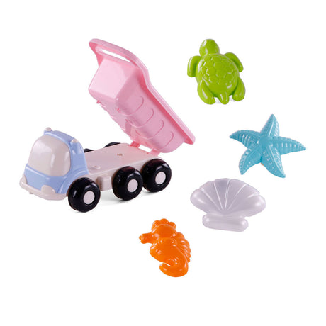 Cavallino Beach Kiepwagen avec 4 formes de sable rose