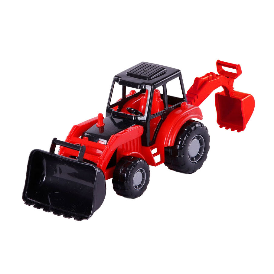 Cavallino Toys Cavallino Junior Kacavator ciągnik czerwony