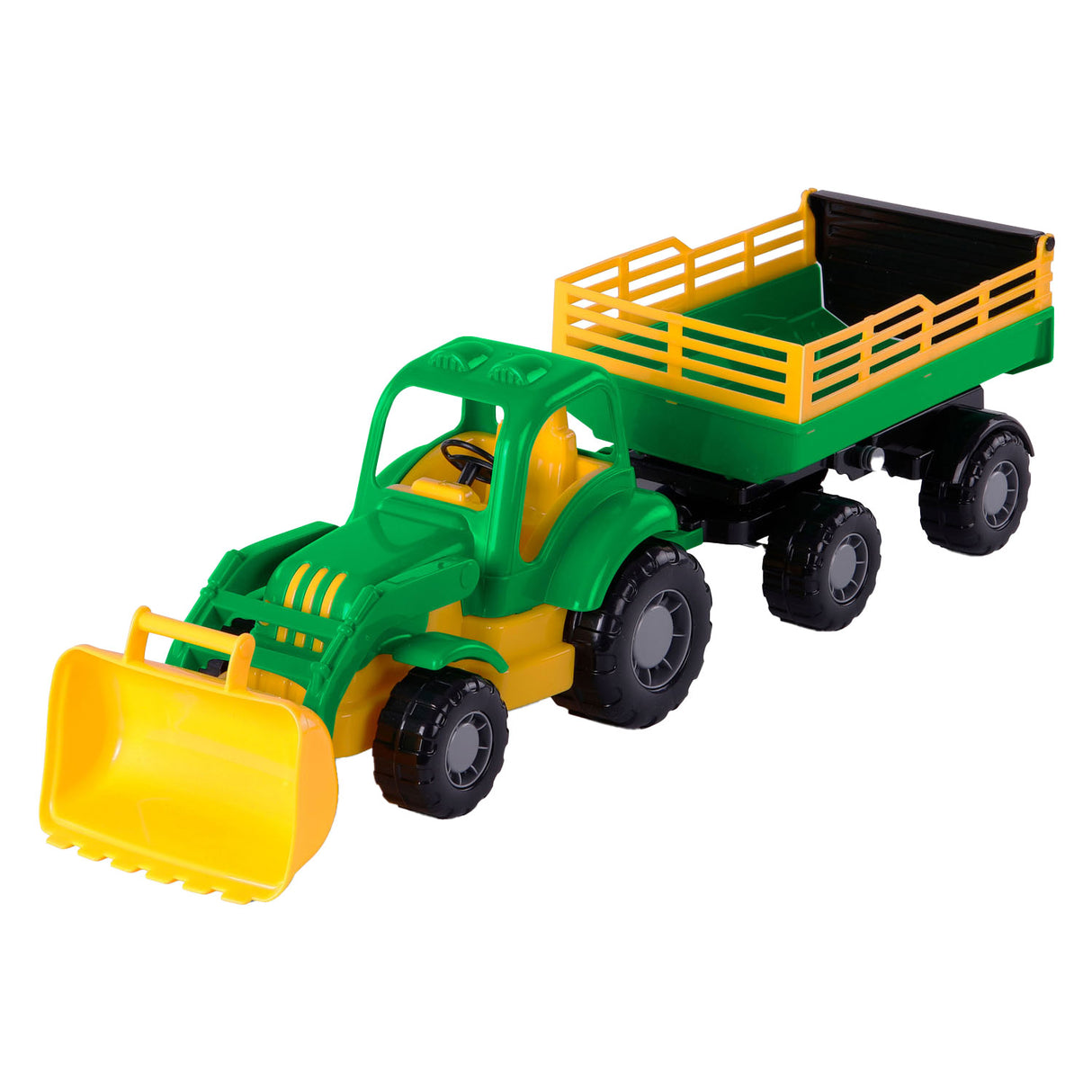 Cavallino Toys Cavallino Classic Tractor med Tilt Trailer, 66 cm