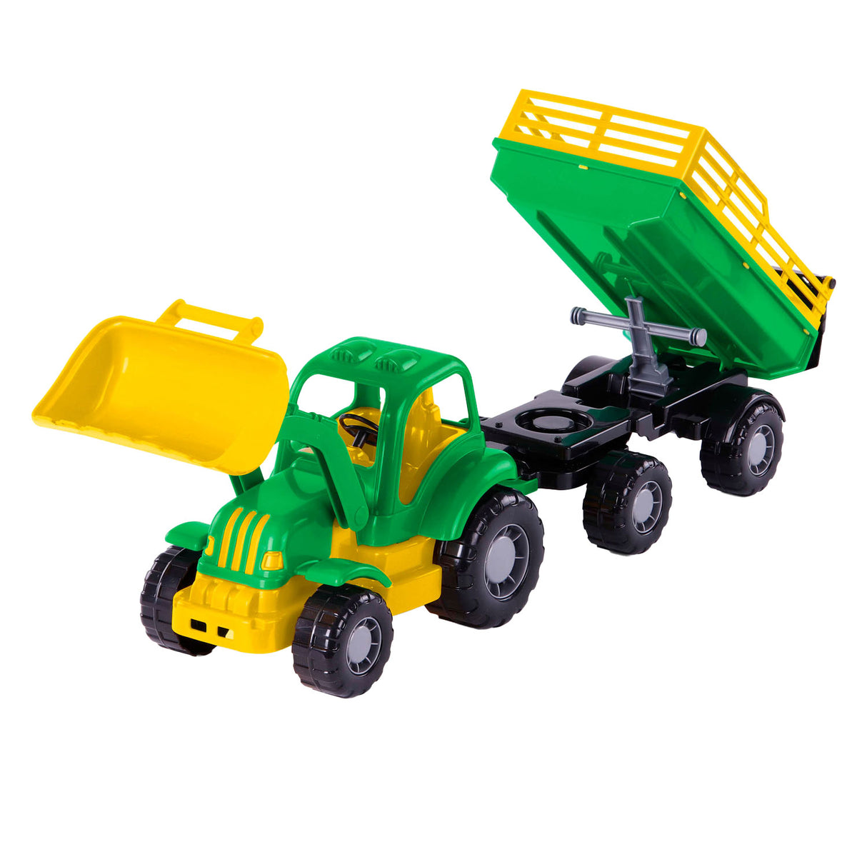 Cavallino Toys Classic Tractor s Tilt Trailer, 66 cm