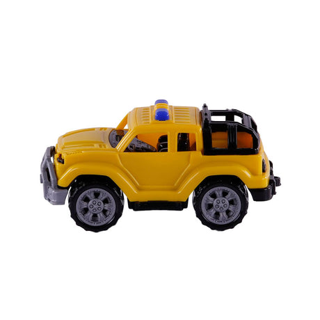 Cavallino hračky Cavallino trendy Jeep Geel, 22 cm