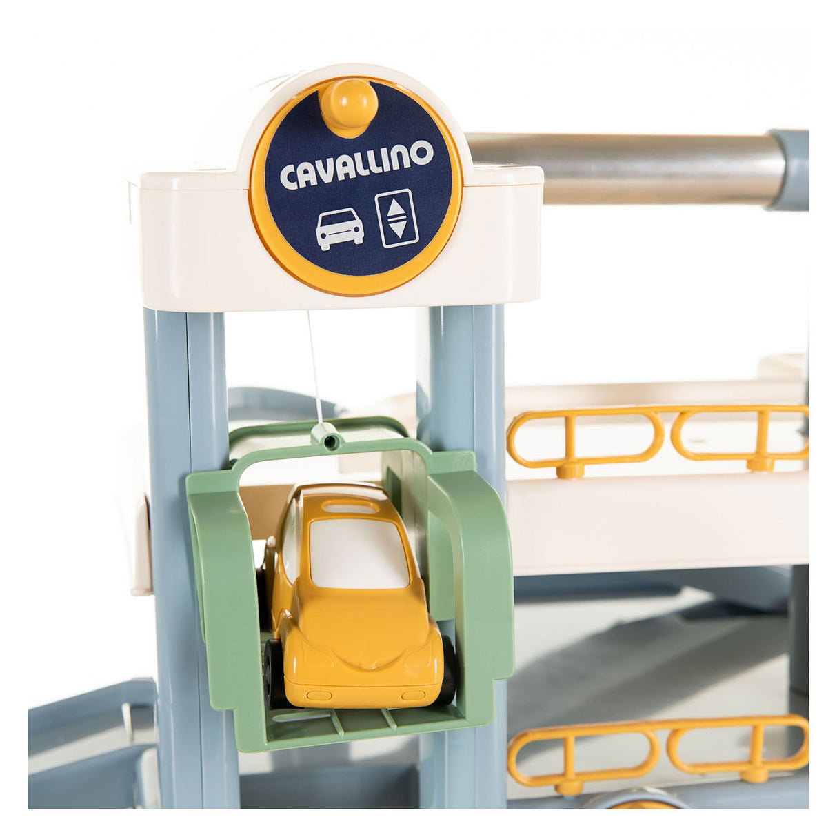 Garage de luxe Cavallino avec voitures couleurs pastel