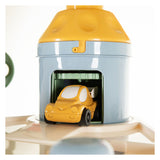 Tour de garage Cavallino avec 7 étages et voitures aux couleurs pastel