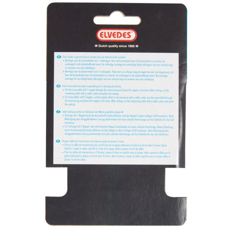 Elvedes cablesystems bv câble intérieur de frein elvedes 900mm 1 ×19 fil galvanisé ø1,5mm avec raccord en T ø7 × 6mm