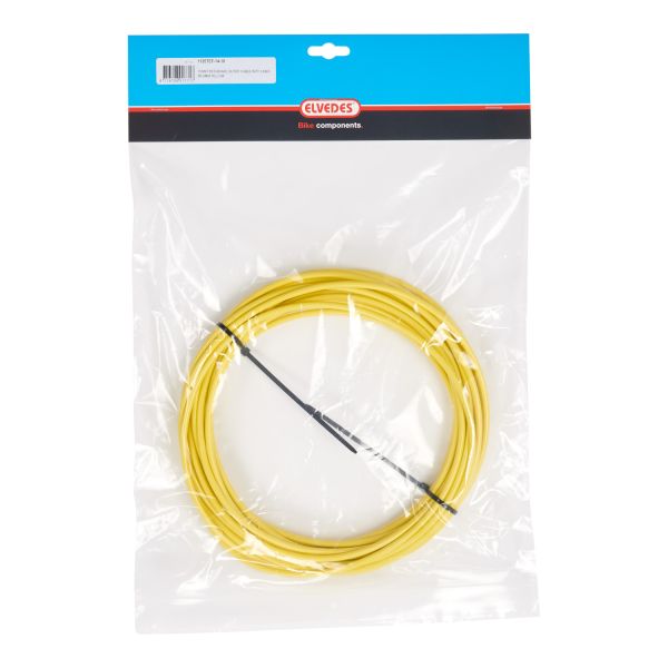Elvedes REB OUTER Cable avec doublure en téflon Ø4,9 mm 10 mètres (rouleau) - Jaune