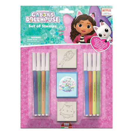 Jeu de tampons pour maison de poupée Gabby, 11 pièces.
