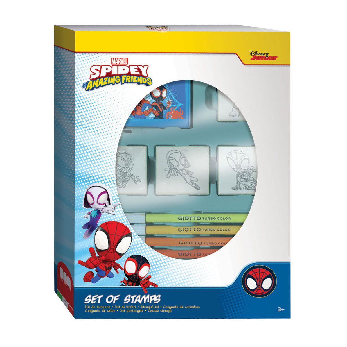 Multiprint Spidey Stamp Set mit 4 Briefmarken