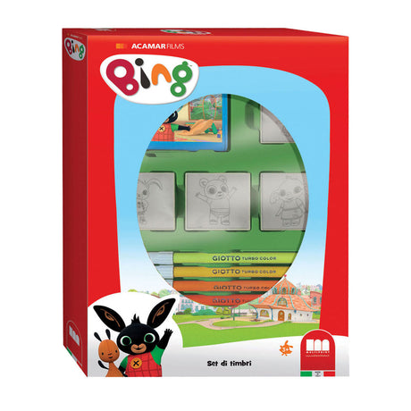 Ensemble de timbres multiprint Bing avec 4 timbres