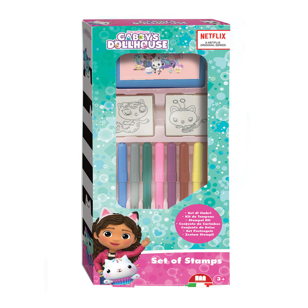 Multiprint Gabby's Dollhouse Stamp Set