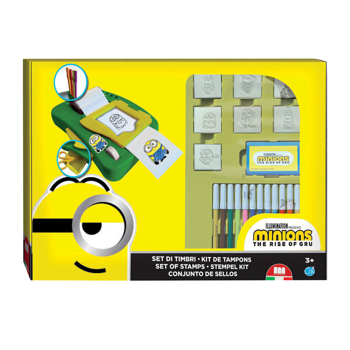 Ensemble de couleurs Multiprint minions 23 pièces