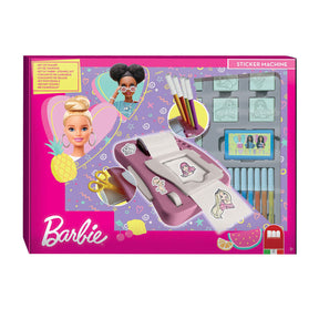 Machine à autocollants Barbie Multiprint, ensemble de jouets artisanaux créatifs.