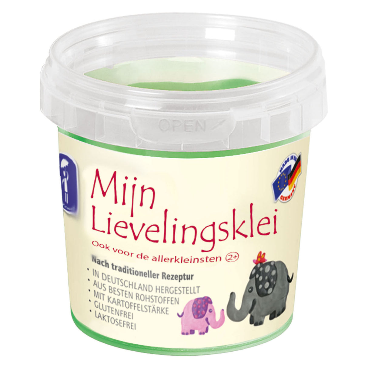 Feuchtmann min yndlings ler - grøn, 150gr.