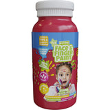 Flacon de peinture au doigt naturel Boti pour le visage - rouge, 250 ml