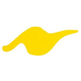 Scribbles • Peinture textile 3D brillante 29,5ml jaune