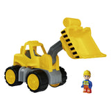 Stor kraftarbeider Midi Wheel Loader Shovel med figur