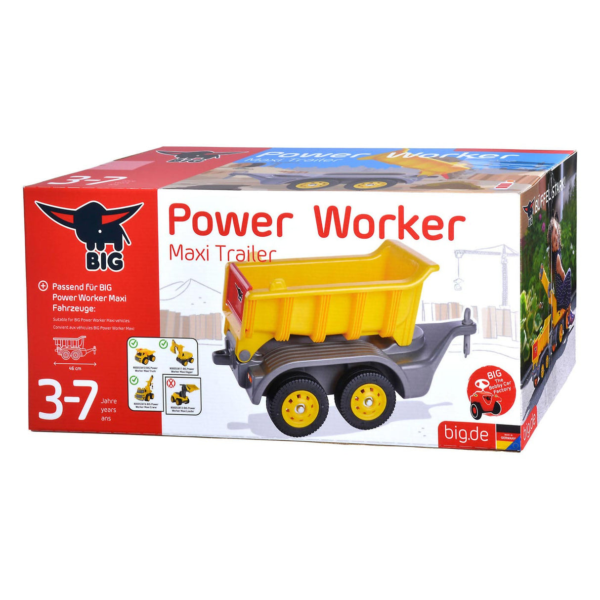 Big power worker maxi trailer