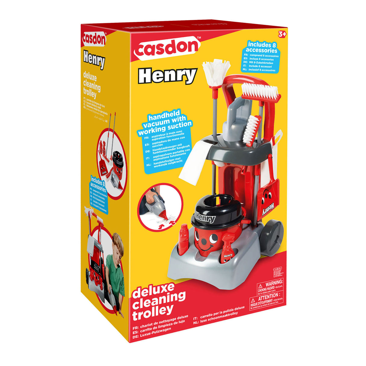 Casdon Casdon Cleaning Trolley Henry Deluxe Play Set