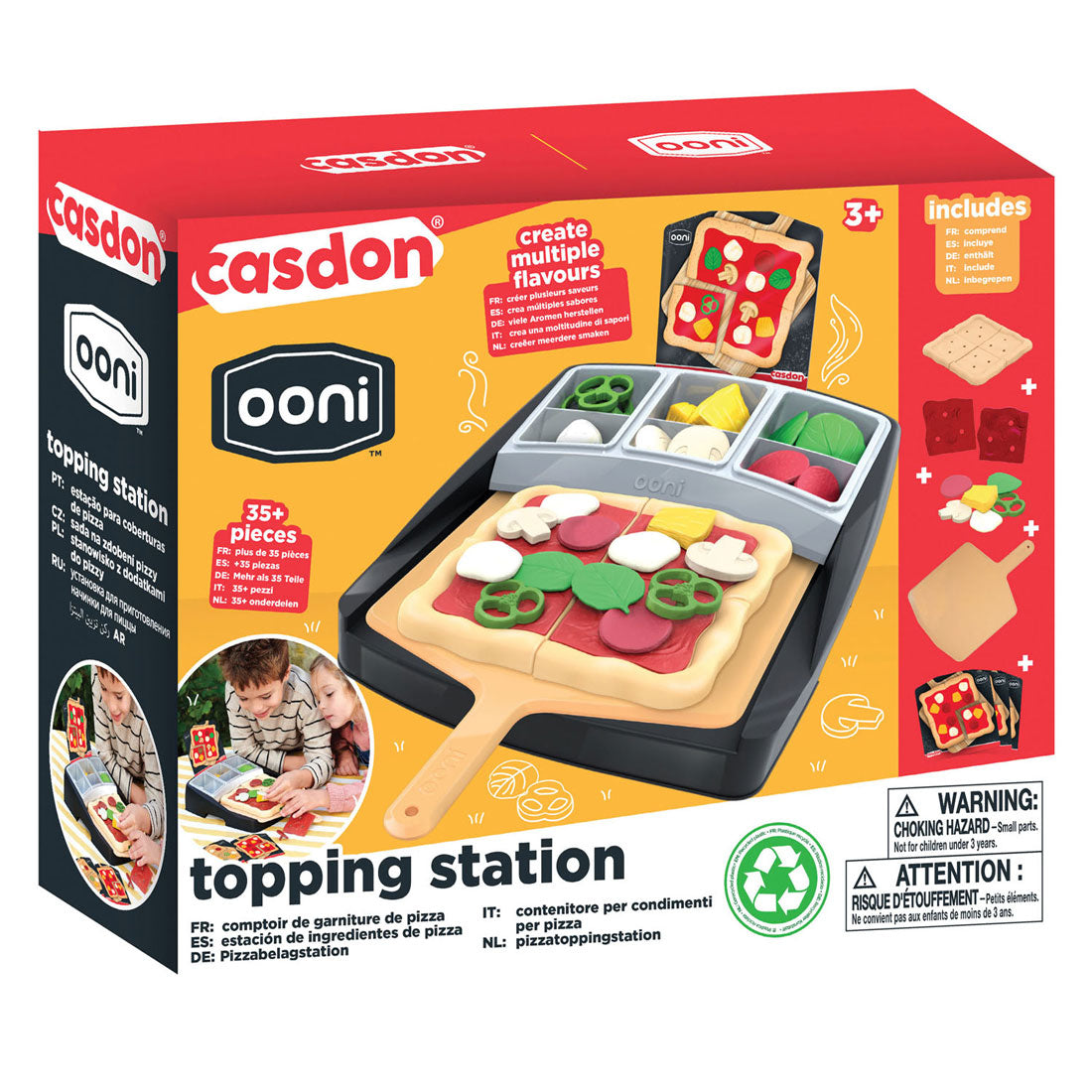Casdon Ooni Toys Pizza Seg Stag Stack Set