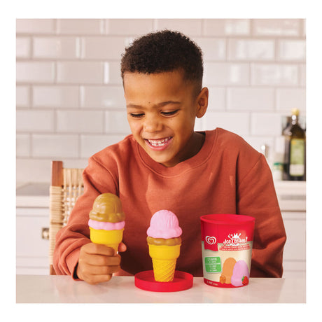 Casdon ola play seau à glace - fraise et caramel