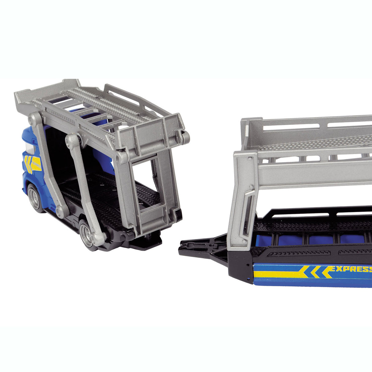 Dickie Toys transporteur de voitures + 3 voitures