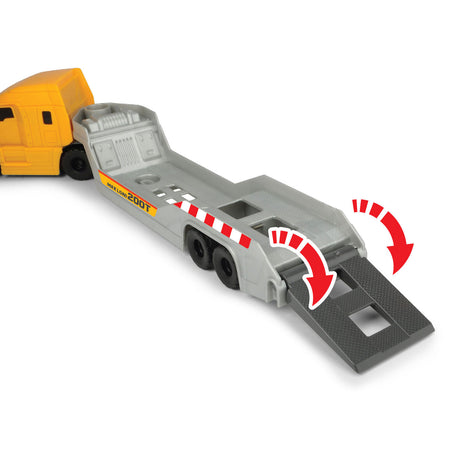 Micro transporteur Dickie Volvo avec véhicules de travail