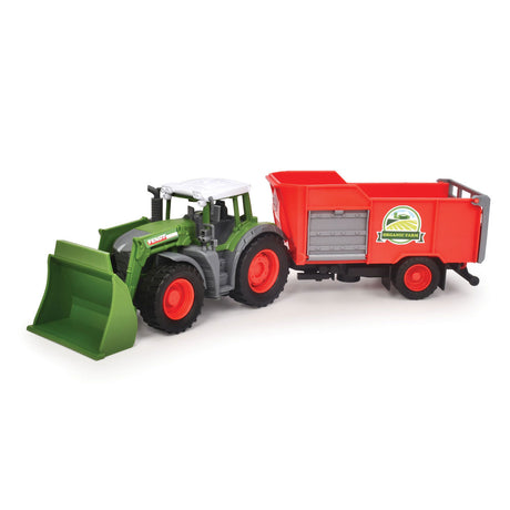 Ferme de jouets Dickie - tracteur avec remorque - 30 cm - ferme de jouets