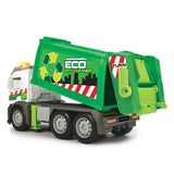 Dickie Toys Action Truck - camion poubelle - 26 cm - lumière et son - véhicule jouet
