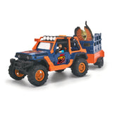 Jeep dinosaure Dickie avec ensemble de jeu avec remorque